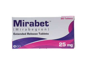Picture of Mirabet 25mg Tab 10x2s